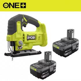 Ryobi 313037935918 One 18v Lithium-ion 4.0 Ah Battery 2-pack With Free Cordless Jig Saw