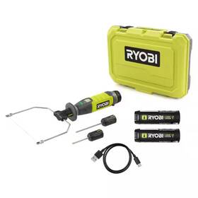 Ryobi 313050032045 Usb Lithium Hot Wire Foam Cutter Kit With 2.0 Ah Battery Charging Cable And Us