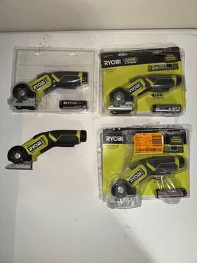 Ryobi 313052735791 Usb Lithium Power Cutter Kit With 2.0 Ah Battery Lot Of 4 Read D