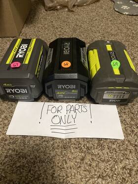 40404 Ryobi 40501 Parts Only Op 40v 4ah 5ah 4050 Lithium Ion Batteries 40404 Ryobi 40501 Parts Only Op 40v 4ah 5ah 4050 Lithium Ion Batteries