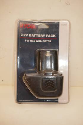 4400004 Ryobi 7.2v Battery Pack For Cd75k - New 4400004 Ryobi 7.2v Battery Pack For Cd75k - New