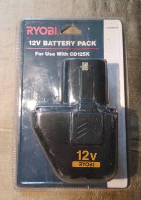 4400005 Ryobi Cd125 12 V. Battery Pack / Brand New