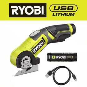 Ryobi 445038517565 Usb Lithium Power Cutter Kit With 2.0 Battery And Charging Cable