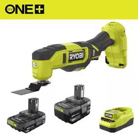Ryobi 445041067064 One 18v Lithium-ion Kit With 2.0 Ah And 4.0 Batteries Charger