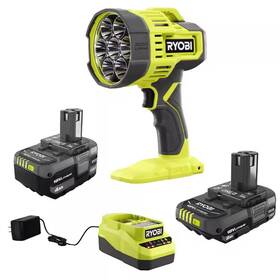 Ryobi 445056950955 One 18v Lithium-ion Kit With 2.0 Ah And 4.0 Batteries Charger