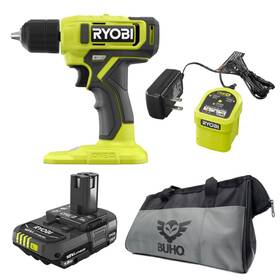 Ryobi 6a2c26ffab3523706ffb0d62 One 18v Cordless 3/8 In Drill/driver Kit With 1.5 Ah Battery Charger And