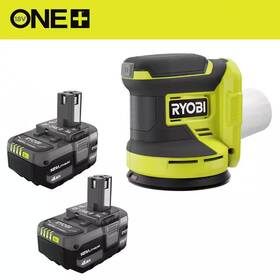 Ryobi 711181132854 One 18v Lithium-ion 4.0 Ah Battery 2-pack With Free Cordless 5 Inch R