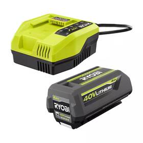 Ryobi 711181145779 40v Lithium-ion 4.0 Ah Battery And Fast Charger Kit