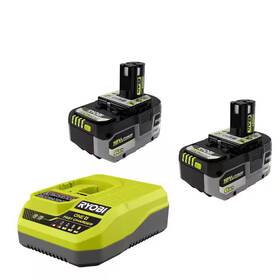 Ryobi 726084576964 One 18v Fast Charger With 6.0 Ah High Performance Battery 2-pack