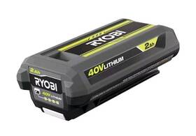 Ryobi 744110854558 Durable Long Lasting Lithium-ion 2.0 Ah Battery Works With All 40v Tools