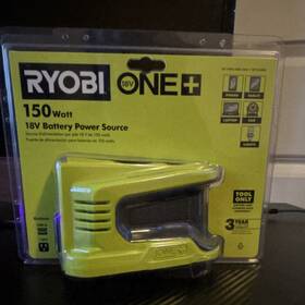 918012180-01 Ryobi One 18v 150 Watt Battery Power Source Green New