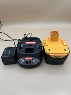 Bd0615 Ryobi Genuine Battery Charger 12v / Used