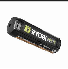 Cs23321n501050 Ryobi Usb Lithium 2ah Lithium-ion Battery Black