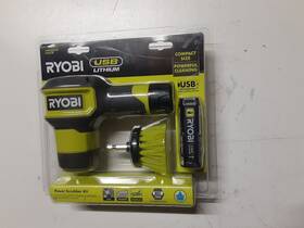 Fvg51k Ryobi Compact Size Power Scrubber Kit Fvg51k Ryobi Compact Size Power Scrubber Kit