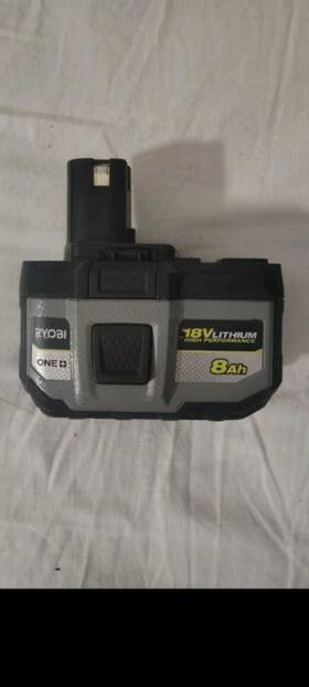 One18 Ryobi Volt 18 Battery One 8.0 Ah Lithium Ion Used A Few X