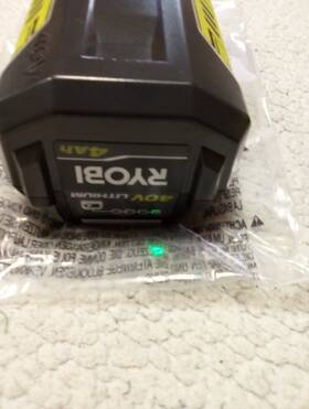 Op40401vnm Ryobi 40v Lithium 4ah Battery Tested Working