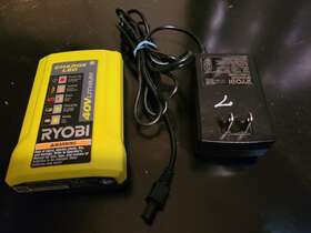Op404vnm Ryobi Genuine 40v Lithium-ion Battery Charger Used Working Free5hip