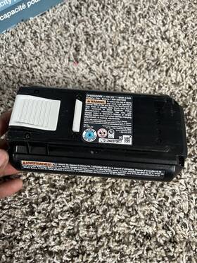 Op40504vwm Ryobi 40v Lithium-ion 5ah Black Battery Power Tool Replacement