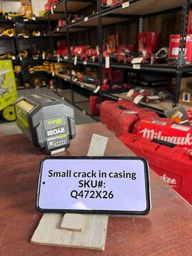 Op40602a Ryobi Crack In Casing Used 40v 6ah High Capacity Battery Pack Q472x26