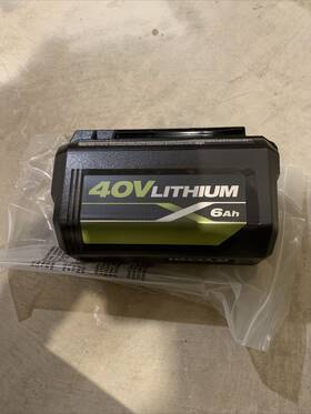 Op40603vnm Ryobi Op40603 Genuine 40v Lithium Battery 6ah Op40603vnm Ryobi Op40603 Genuine 40v Lithium Battery 6ah