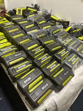 Op4060a1 Ryobi Lithium Iona Lot Of 33 40 Volt Hp / 6ah Battery Op4060a1 Ryobi Lithium Iona Lot Of 33 40 Volt Hp / 6ah Battery