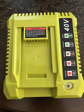 Op408vnm Ryobi Op408 Battery Charger For 40volt Lithium-ion New Op408vnm Ryobi Op408 Battery Charger For 40volt Lithium-ion New