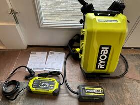 Op40cs Ryobi Op40bp 40v Backpack Battery Power Supply With Rapid Charger - New