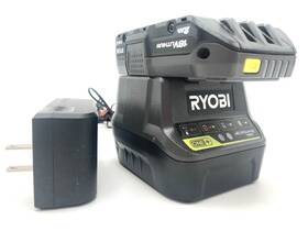 Pbp006 Ryobi P118b One 2ah 18volt Lithium Battery And Charger Tested Working Clean