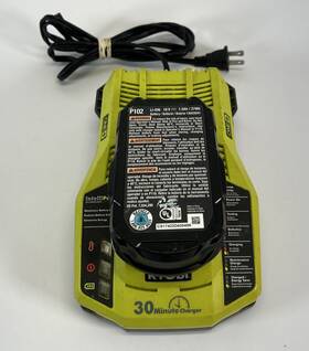 P190cx Ryobi Oem P102 18v Lithium-ion Battery And P117 Charger Tested Working