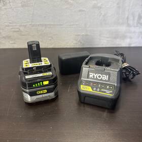 Ryobi P191-p118b P191 One P118b 3.0ah High Capacity 18v Lithium Battery Charger Kit Ln