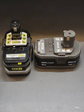 P193-p197 Ryobi 18v 6.0ah 4.0ah Battery 10ah Total P193 P197 6ah 4ah Lot Of 2 Genuine Oem P193-p197 Ryobi 18v 6.0ah 4.0ah Battery 10ah Total P193 P197 6ah 4ah Lot Of 2 Genuine Oem