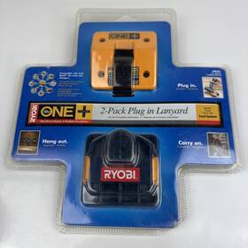 P921 Ryobi New Sealed Nos 2-pack 18v Plug-in Lanyards One Plus System