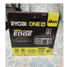 Pbp1108 Ryobi One 18v Black Lithium-ion Edge 8ah Battery Pack
