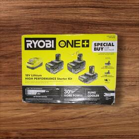 Psk10058 Ryobi Riobi One 18v Lithium High Performance Starter Kit