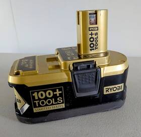Rb18l50a Ryobi 18v One Lithium Battery - Gold