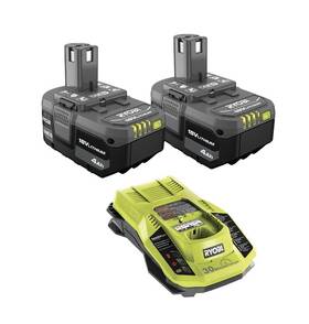 Ryobi18vbat Ryobi 18v Batteries 2 4ah And Fast Charger New Pack