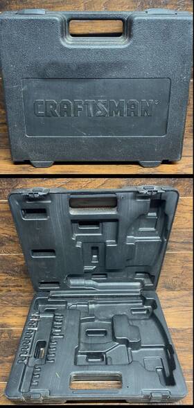 315.111790 Sears/craftsman Carry Hard Case For 3/8 Drill Driver 7.2v Dc 2-speed