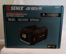 Senix B120x6 Lithium-ion Battery 60v 12.0ah For X6 Max Cordless Lawn Tools