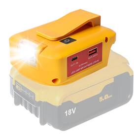 Shenzhen City Waitley Power Co. Ltd M-adp05 Usb Source Compatible With Dewalt 20v And Milwaukee 18v Pd/qc3.0 Fast