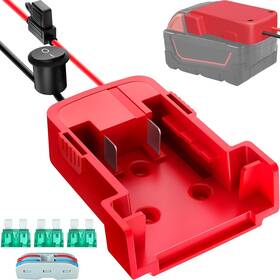 Shenzhenshihongchenzhilukejiyouxiangongsi 313043667667 1-pack 18v For Milwaukee M18 Battery Adapter Power Wheels Upgrade Co