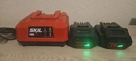 By519701 Skil Lot Of 2 Genuine Pwrcore 20v 20volt Li-ion 2ah Batteries And Charger By519701 Skil Lot Of 2 Genuine Pwrcore 20v 20volt Li-ion 2ah Batteries And Charger