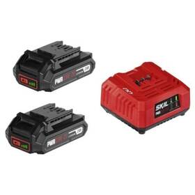Cb5197b-21 Skil Pwr Core 20 2x2.0ah Battery And Charger Starter Kit