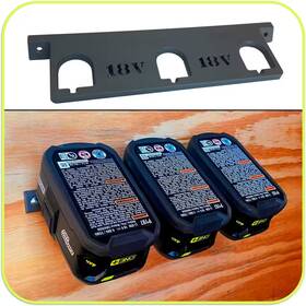 Smart Solutions 445003415438 Ryobi Battery Holder 18v