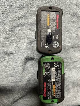 Ctb8172g Snap-on 14.4v 2.5ah Lithium-ion Battery Lot Of 2