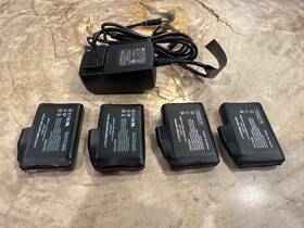 Swb01 Snow Deer 7.4v 2200mah Li Polymer Batteries Set Of 4 With Charger Model