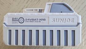 24vbat-xr8 Snow Joe 24vbatxr8 Sun Ion Max 8ah Lithium-ion Battery