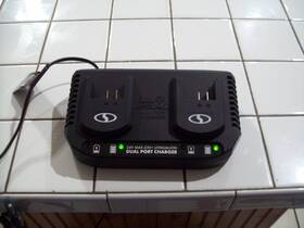 24vchrg-dpc-2 Snow Joe Sun Dual Port Rapid Charger For Ion24v Series
