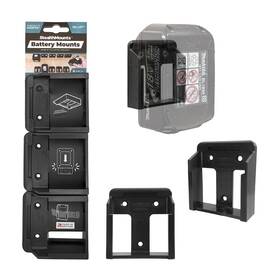 Bm-mk18-blk-6 Stealthmounts Battery Holder Compatible With Makita 18v 6 Pack - Black Batter Bm-mk18-blk-6 Stealthmounts Battery Holder Compatible With Makita 18v 6 Pack - Black Batter