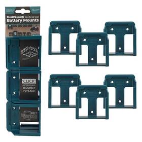 Bm-mk18-blu-6 Stealthmounts Battery Holder Compatible With Makita 18v 6 Pack - Blue