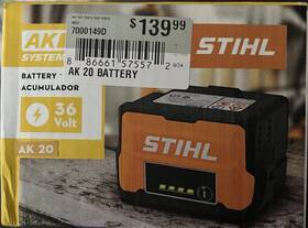 4520-400-6536 Stihl 36v Ak20 4 Ah Lithium-ion Battery New In Box P/n 4520-400-6536 Stihl 36v Ak20 4 Ah Lithium-ion Battery New In Box P/n